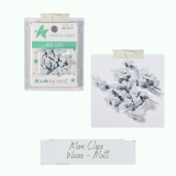 CD Mini Clip - weiß - matt 20 Stück CD Mini Clip - weiß - matt 20 Stück